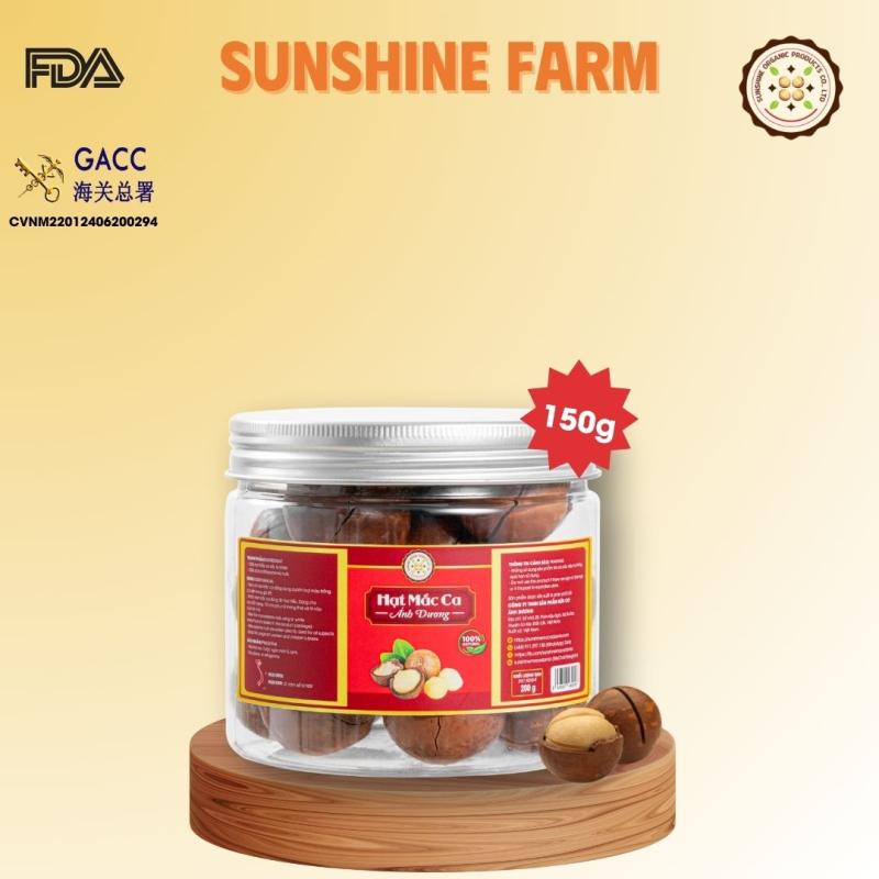 SUNSHINE FARM Roasted Macadamia Nuts 150g