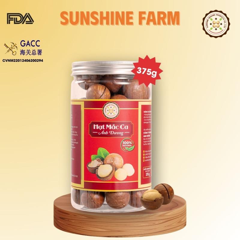 SUNSHINE FARM Roasted Macadamia Nuts 375g