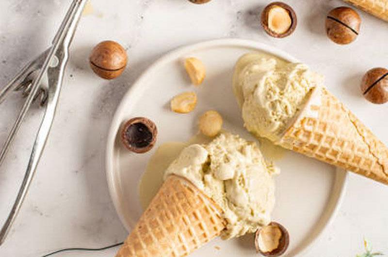 How to Make Banana Ice Cream with Macadamia Nuts