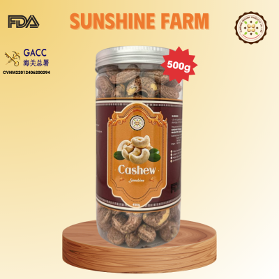 SUNSHINE FARM Roasted Cashew Nuts 500g